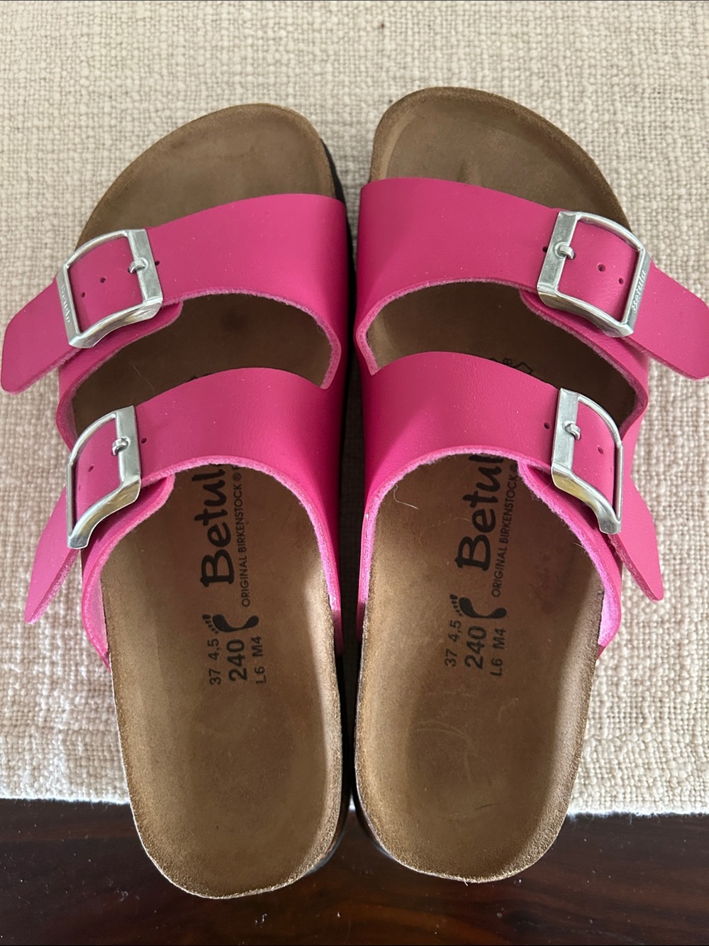 Women's pink Betula by Birkenstock Arizona 37 NEW without box